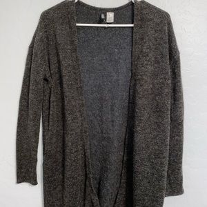 Gray cardigan